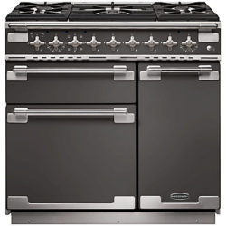 Rangemaster Elise 90 Dual Fuel Range Cooker Stainless Steel/Chrome Trim